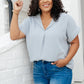 Everyday Dusty Blue Blouse
