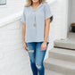 Everyday Dusty Blue Blouse