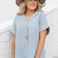 Everyday Dusty Blue Blouse