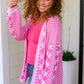 Keep On Driving Checkered Cardigan