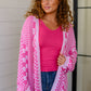 Everyday Scoop Neck Short Sleeve Top in Fuchsia