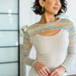 Evidently Extra Peekaboo Cut Out Top