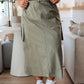 Explain It Away Cargo Skirt