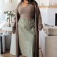 Explain It Away Cargo Skirt