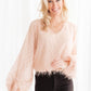 Express Yourself Top in Peach