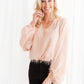 Express Yourself Top in Peach