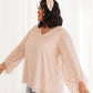 Express Yourself Top in Peach