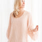 Express Yourself Top in Peach
