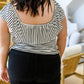 Extra Time Striped Top