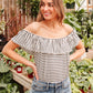 Extra Time Striped Top