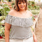 Extra Time Striped Top