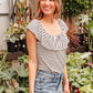Extra Time Striped Top