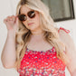 Eye On You Sunglasses in Coral Brown