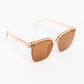 Eye On You Sunglasses in Coral Brown