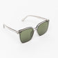 Eye On You Sunglasses in Smoke Green
