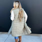 PREORDER: Kendall Long Puffer Vest in Four Colors