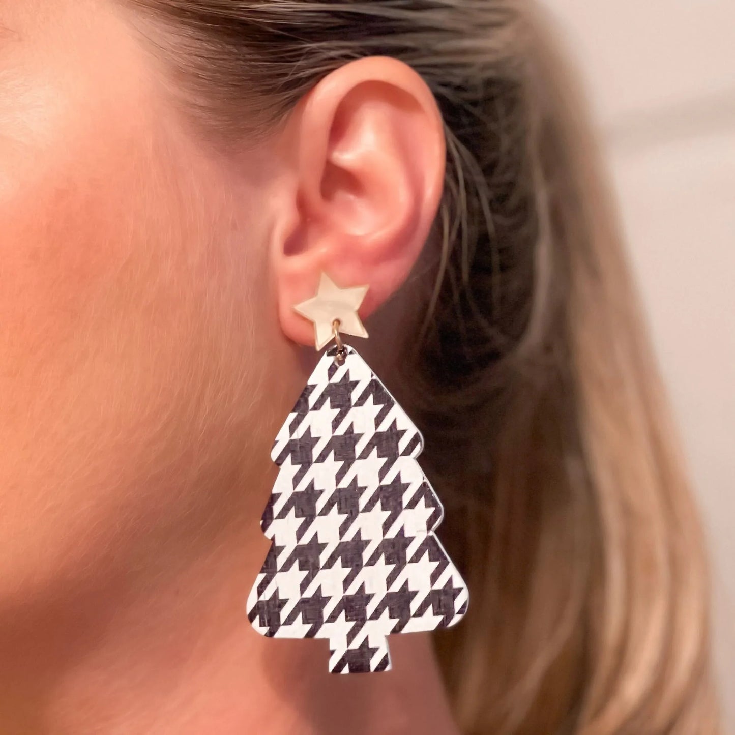 PREORDER: Christmas Tree Dangle Earrings in Three Colors