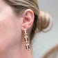 PREORDER: Sporty Rhinestone Trio Dangle Earrings in Assorted Styles