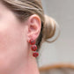 PREORDER: Sporty Rhinestone Trio Dangle Earrings in Assorted Styles