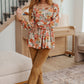 Fall For Florals Babydoll Top