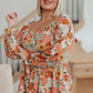 Fall For Florals Babydoll Top
