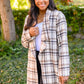Fall In Love Plaid Jacket in Cream