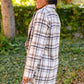 Fall In Love Plaid Jacket in Cream