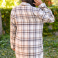 Fall In Love Plaid Jacket in Cream