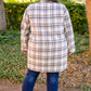 Fall In Love Plaid Jacket in Cream