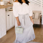 Falling For You Skirt In Heather Gray