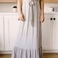 Falling For You Skirt In Heather Gray