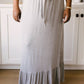 Falling For You Skirt In Heather Gray