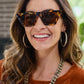 Famous Muse Sunglasses in Tortoise