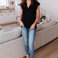 Fantastic Ruffle Sleeve in Black