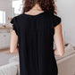 Fantastic Ruffle Sleeve in Black