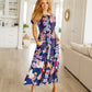 Farmer's Market Floral Maxi Dress