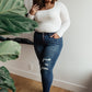 Feelin Warm Patch Jeans