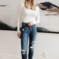 Feelin Warm Patch Jeans