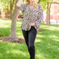 Felicity Animal Print Blouse