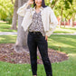 Felicity Animal Print Blouse