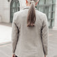 Feminine Boyfriend Blazer in Herringbone