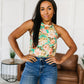 Fiddle Dee Dee Floral Halter Top