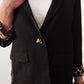 Fierce and Chic Blazer in Black