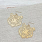 PREORDER: Filigree Tiger Dangle Earrings in Two Colors