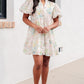 Finger Sandwiches Eyelet Dress