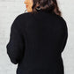 Fireside Zip Up Jacket in Black