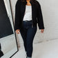 Fireside Zip Up Jacket in Black