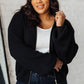 Fireside Zip Up Jacket in Black