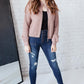 Fireside Zip Up Jacket in Taupe