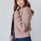 Fireside Zip Up Jacket in Taupe